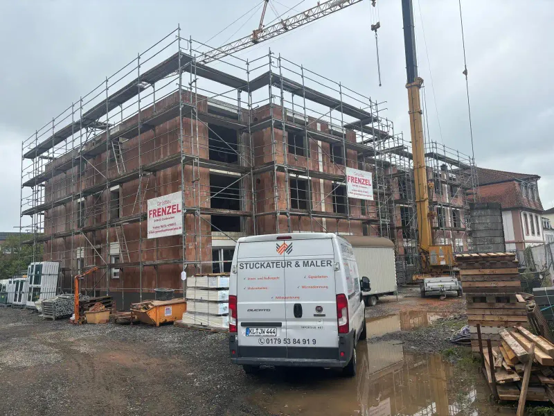 Außenfassade in progress